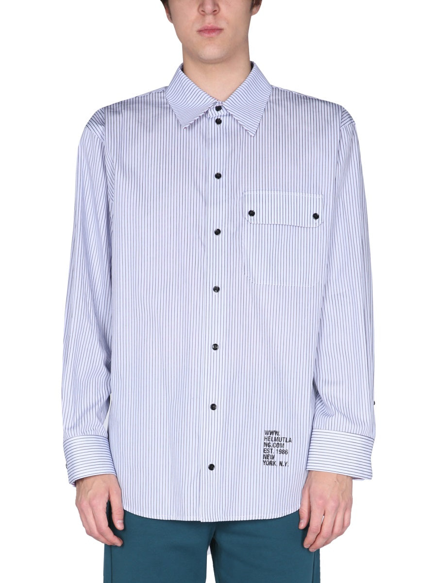 Helmut lang "TWIN STRIPE" SHIRT L09HM507YLG