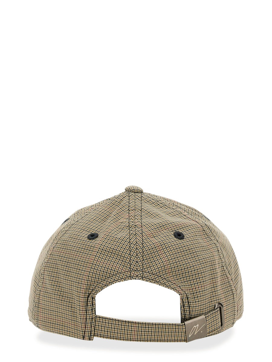 OUR LEGACY BASEBALL CAP A2248BBCBUKHANSANCHECKCORDURACOTTON