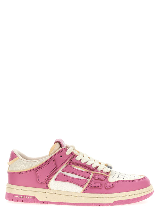 AMIRI 'COLLEGIATE SKEL TOP LOW' SNEAKERS AWFOSR1019FUCHSIAPINKWHITE