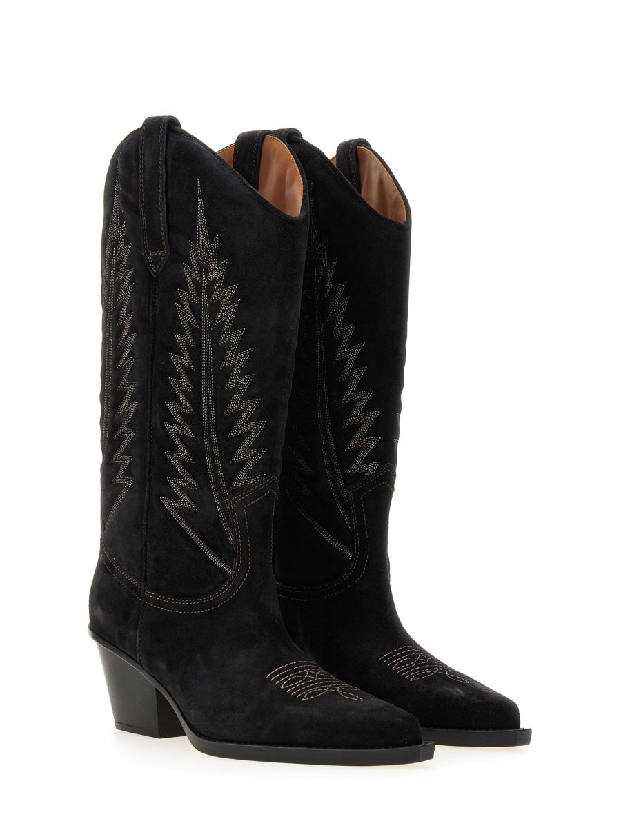 PARIS TEXAS BOOT "ROSARY" PX854BXV003OFFBLACK