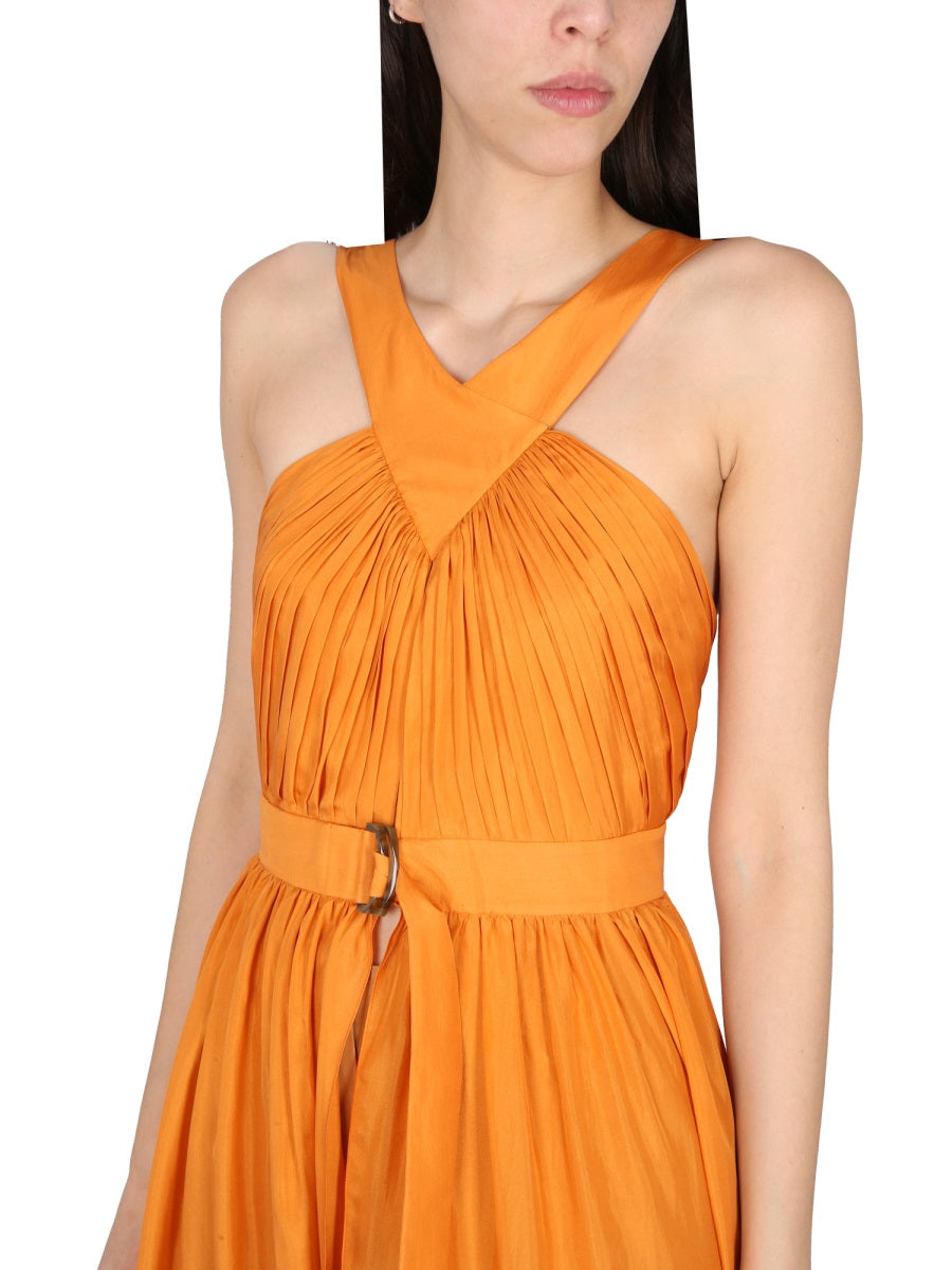 ALBERTA FERRETTI SILK DRESS 040201180073