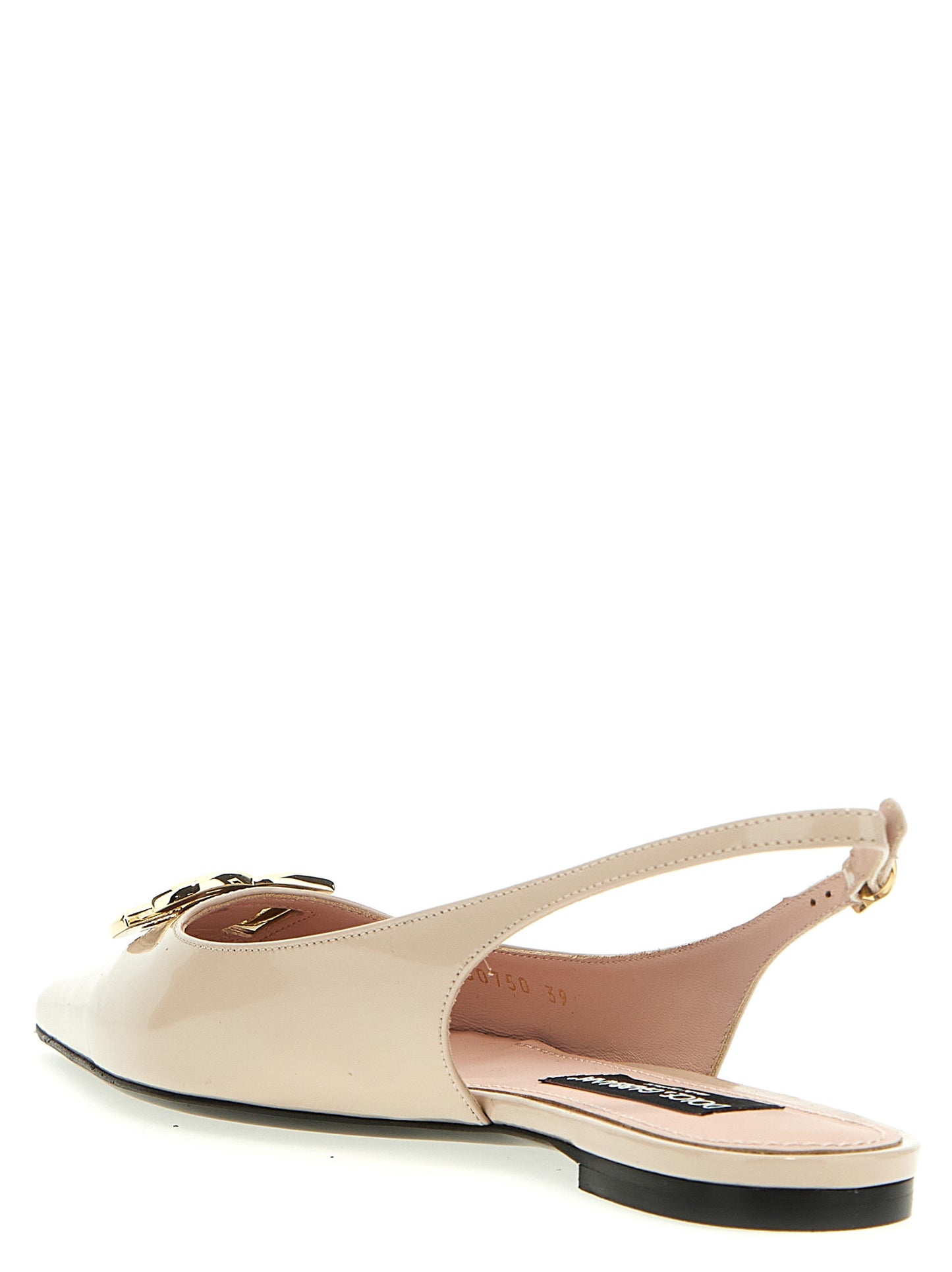 Dolce & Gabbana LOGO SLINGBACK BALLET FLATS CG0750A10378L419