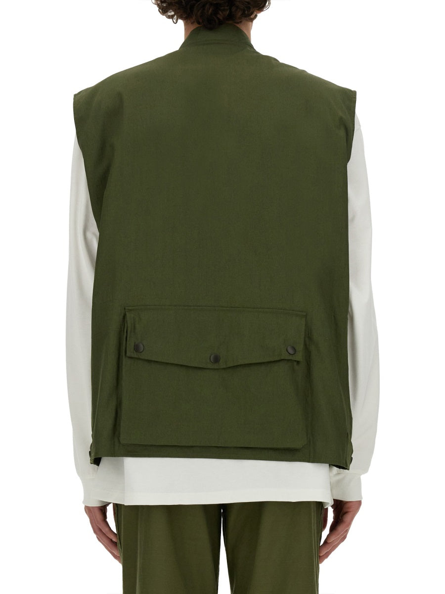 Needles VEST WITH POCKETS OT091A-OLIVE