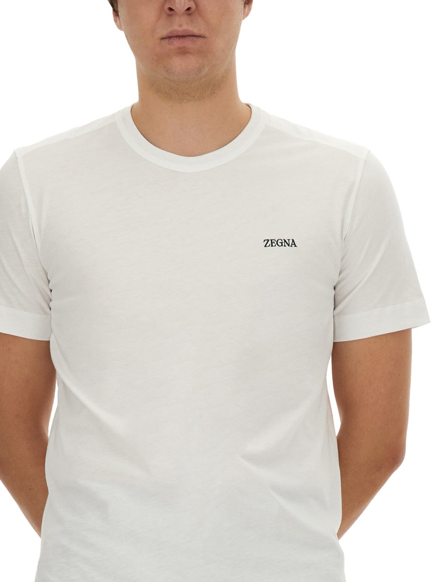 ZEGNA T-SHIRT WITH LOGO E7360A5B760N00-001