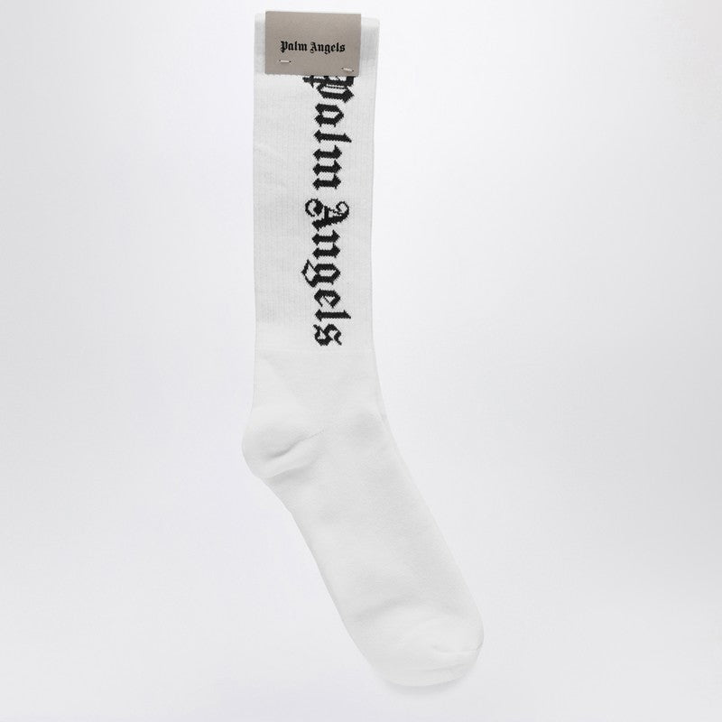 Palm Angels White logoed socks PMRA001C99FAB002P_PALMA-0110