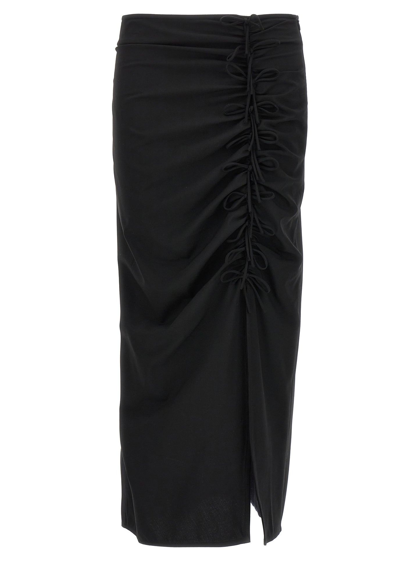 GANNI MIDI BOW SKIRT F8676099