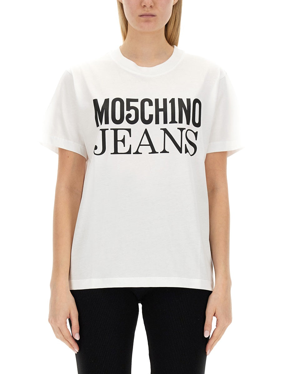 MOSCHINO JEANS T-SHIRT WITH LOGO 071232625001