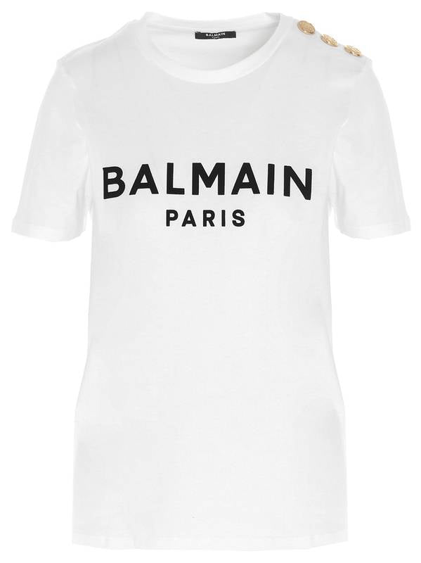 Balmain T-shirt white BF1EF005BB02GAB