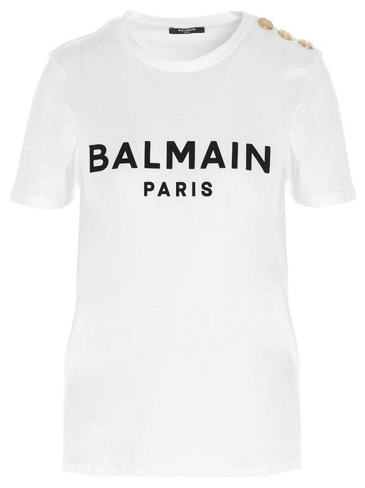 Balmain T-shirt white BF1EF005BB02GAB