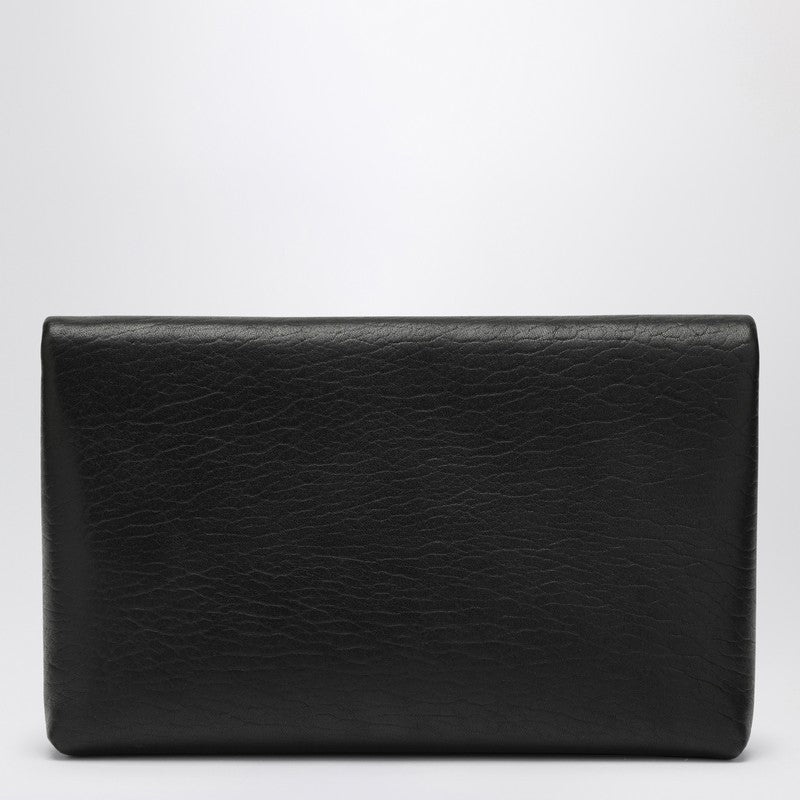 Saint Laurent Cassandre large black Envelope clutch bag with logo 778181AACIAP_YSL-1000