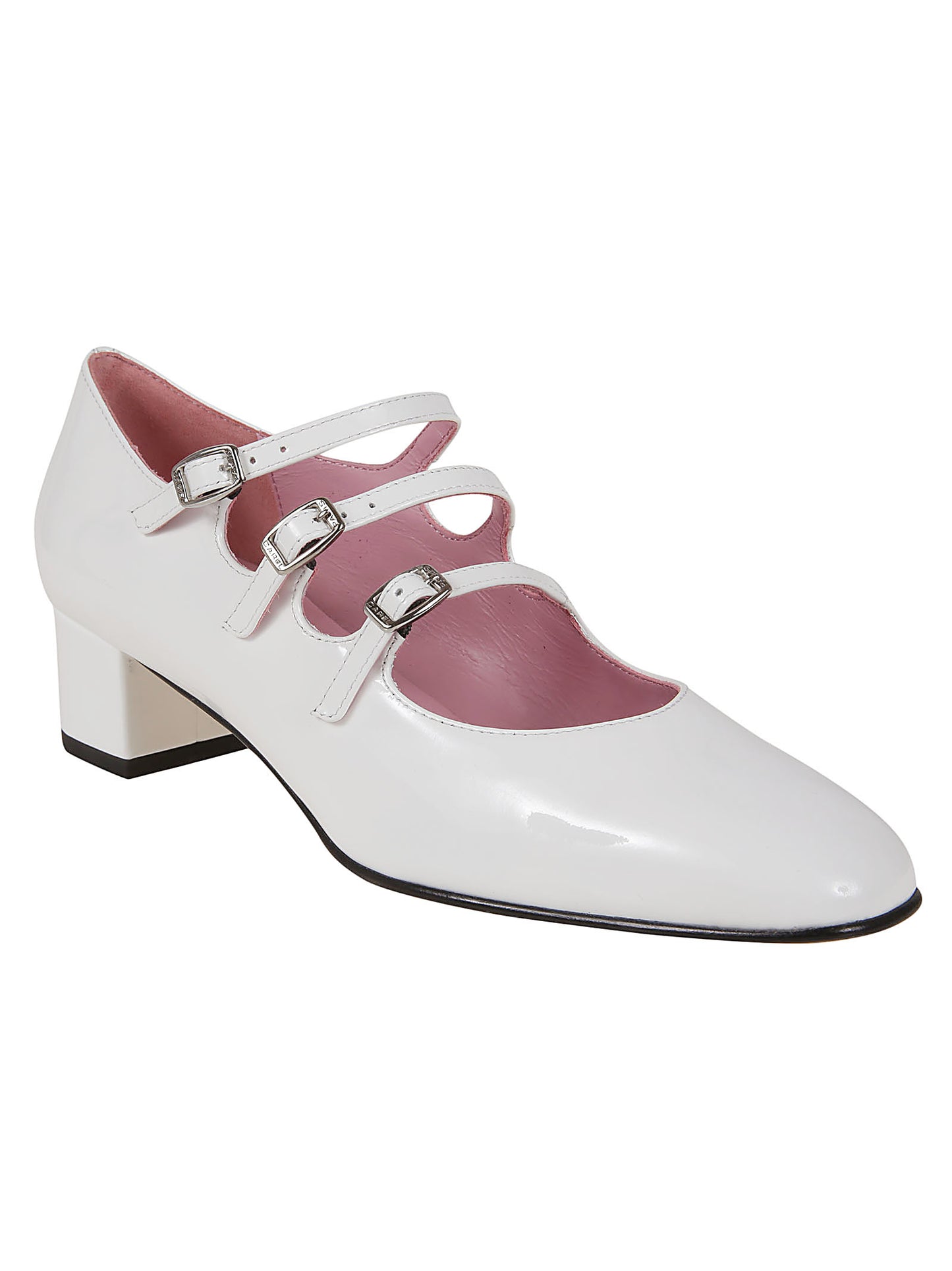 CAREL PARIS フラットシューズ 001808WHITE 001808KINAWHITE