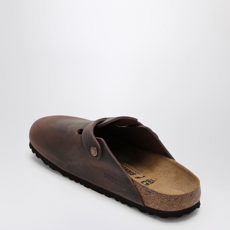 BIRKENSTOCK Boston Habana slipper in oiled leather 860131LEO_BIRKE-HA