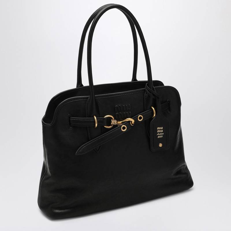 MIU MIU Black nappa leather Aventure bag 5BG291OON2BBLQ_MIU-F0002