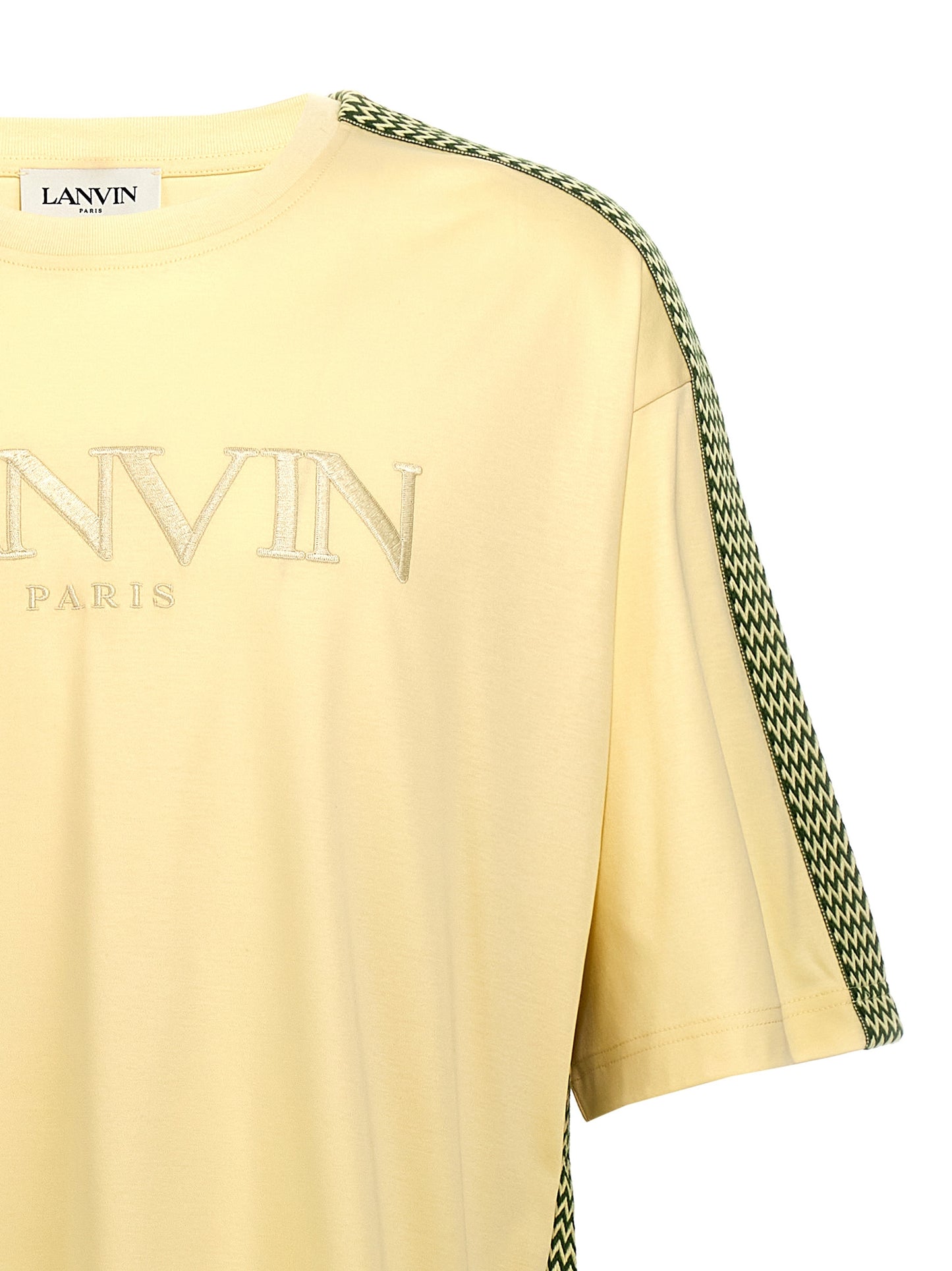 LANVIN 'BRODÉ LANVIN SIDE CURB' T-SHIRT RMTS0026J196A24514