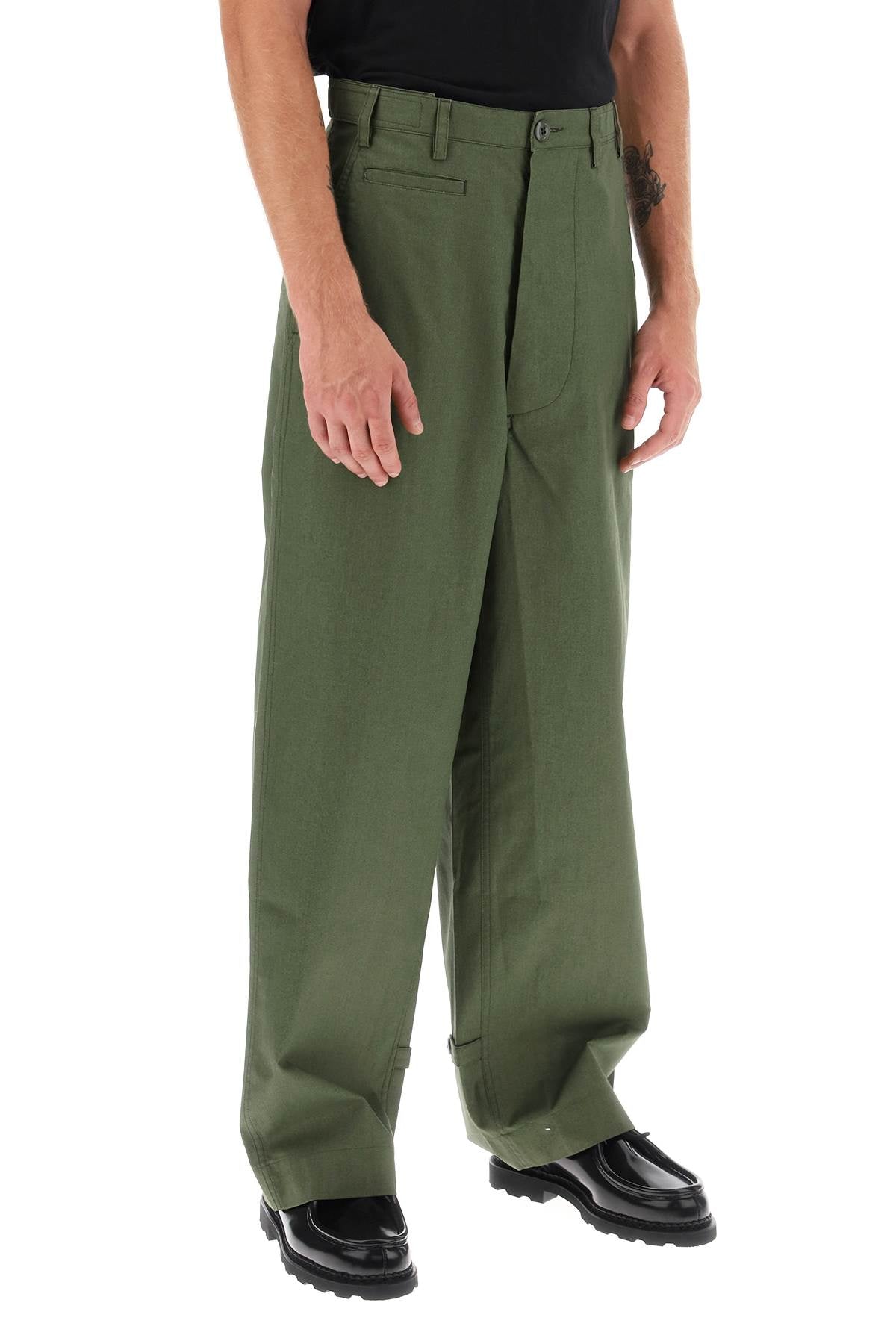 KENZO PANTALONE 'OVERSIZED STRAIGHT' FD65PA3769GB51