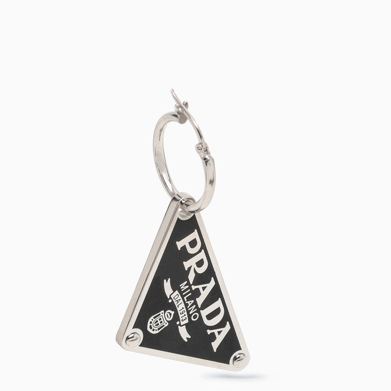 Prada Black Symbole pendant single earring 1JO7192DSPJ_PRADA-F0002