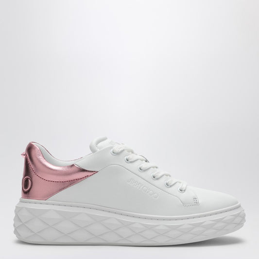 JIMMY CHOO Diamond Maxi white/pink metallic Sneaker DIAMONDMAXIFIIBFBP_JIMCH-WP