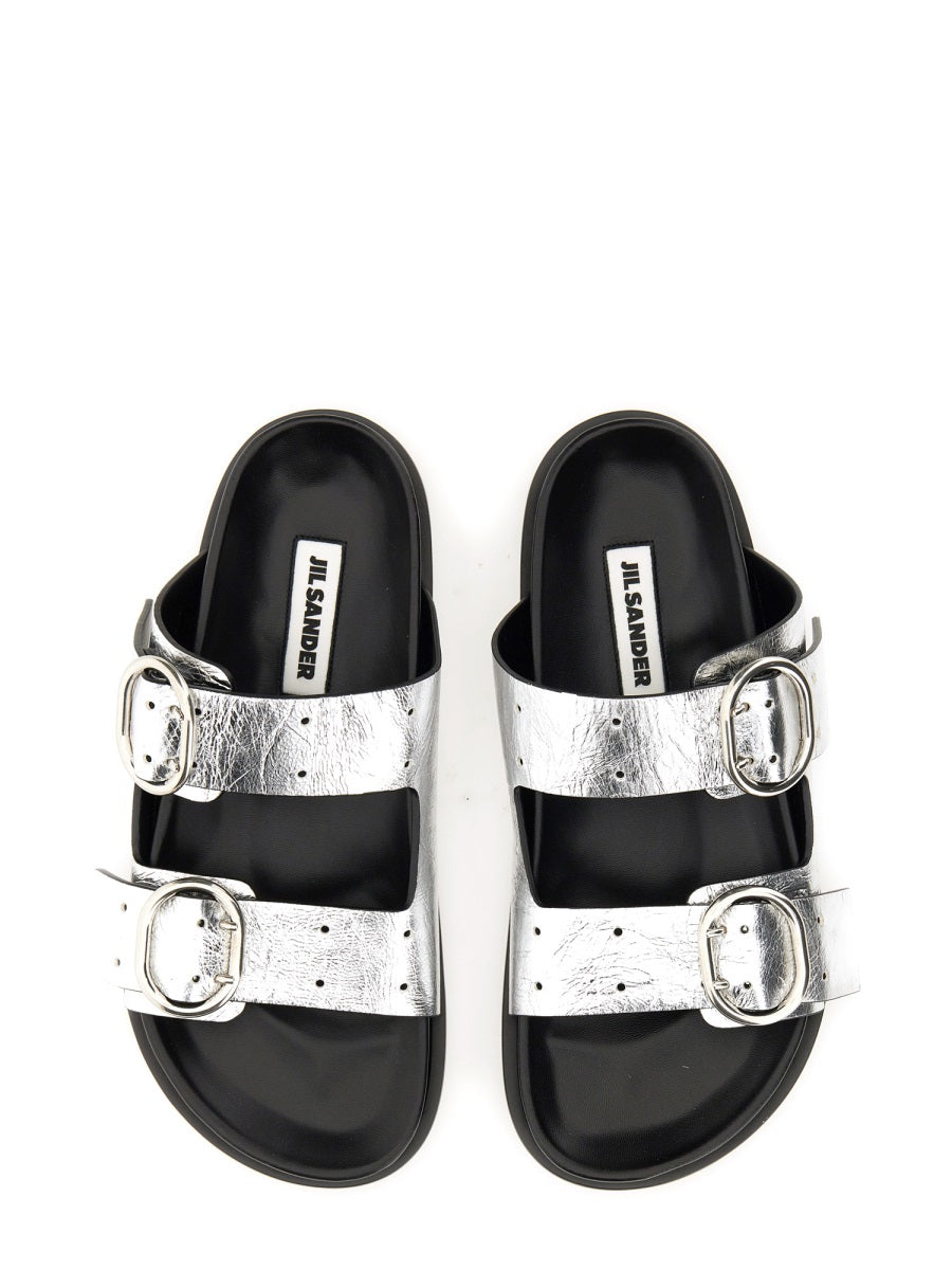 Jil Sander LEATHER SANDAL WITH BUCKLE J15WP0090P5802042