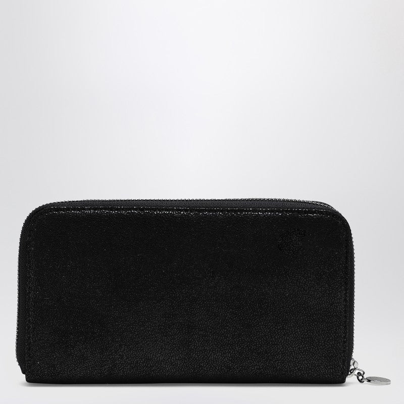 Stella McCartney Black zip around Falabella wallet 434750W9132P_STELL-1000