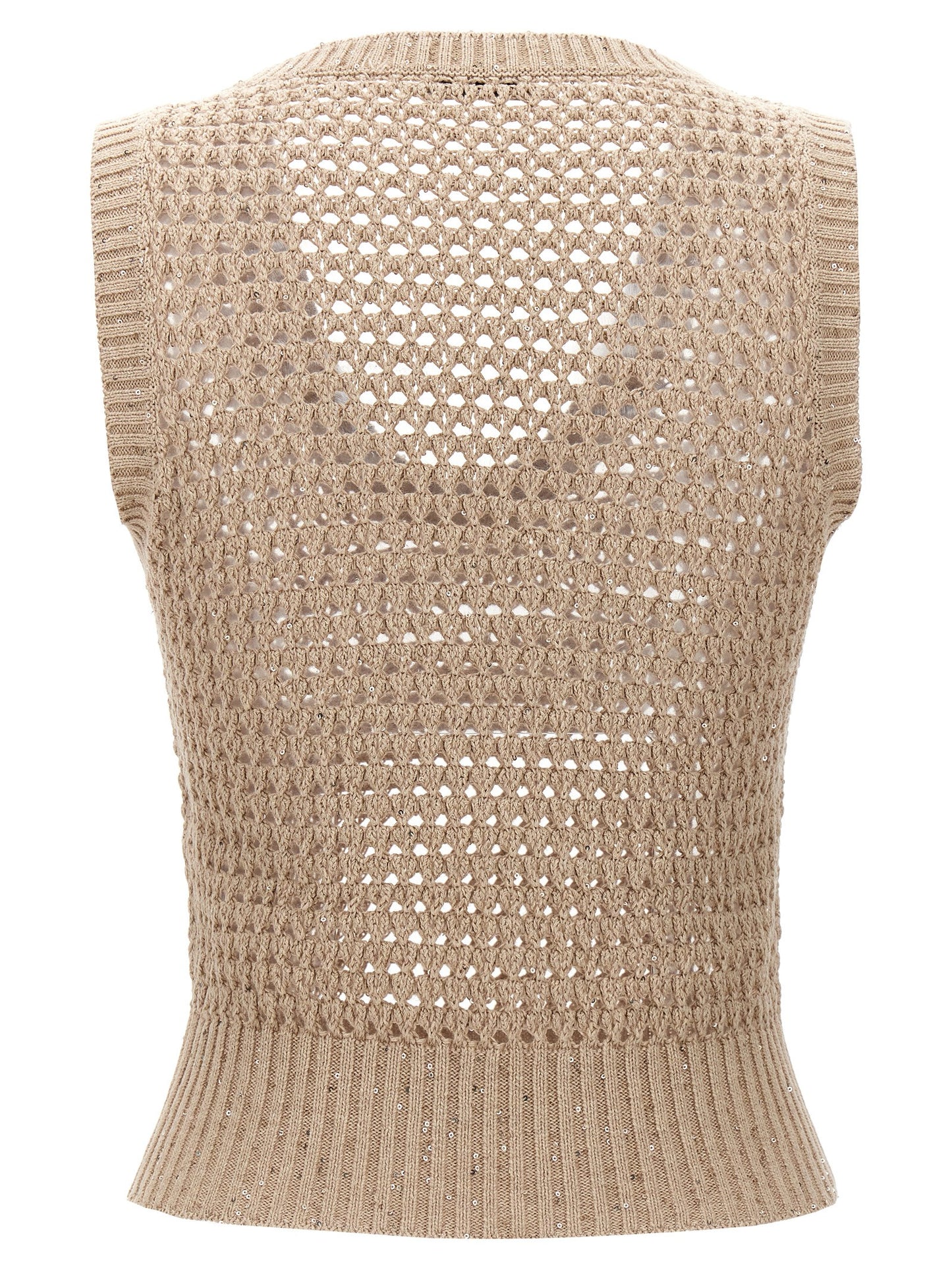 Brunello Cucinelli WIDE MESH VEST MDV796800C059