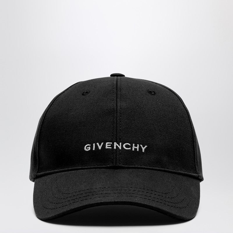 GIVENCHY Black logo-embroidery baseball cap BPZ022P0C4P_GIV-001