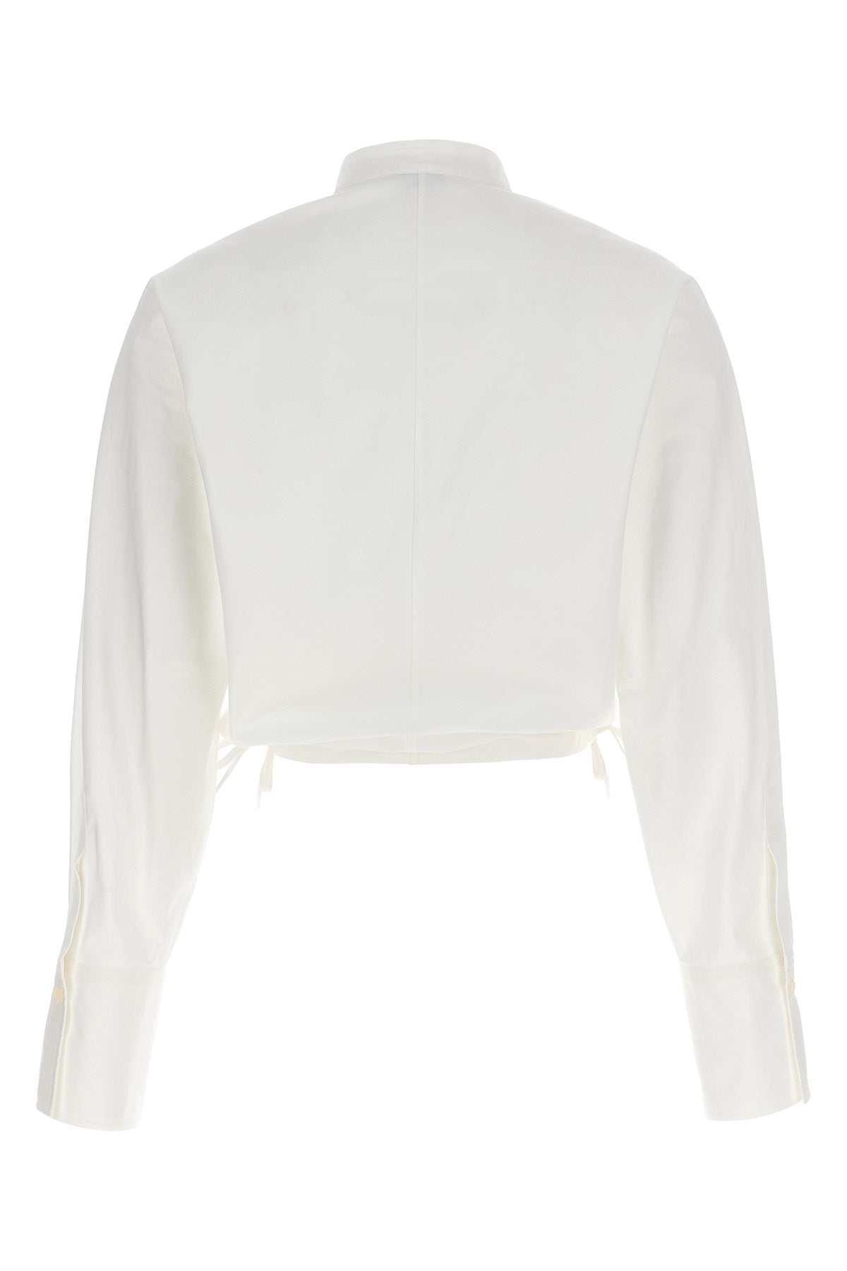 FERRAGAMO CROPPED SHIRT 0767507OPTICWHITE