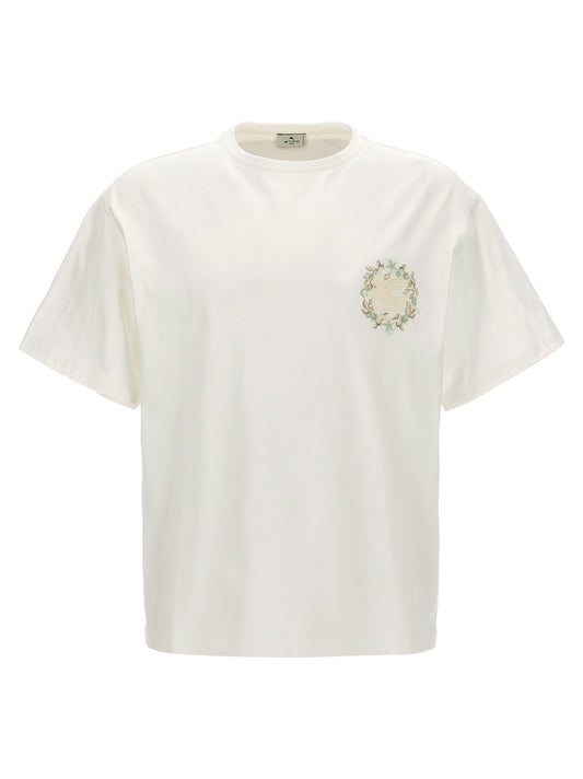 ETRO LOGO EMBROIDERY T-SHIRT MRMA0004AJ188W0111