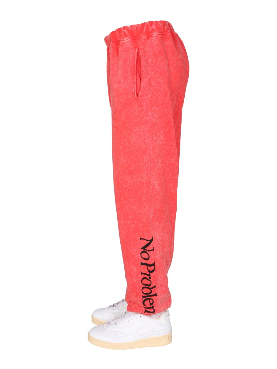 ARIES "NO PROBLEMO" JOGGING PANTS SSAR30002RED