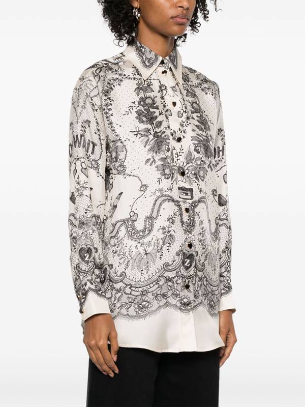 ZIMMERMANN Shirts White 2324TR251IVOLOCK