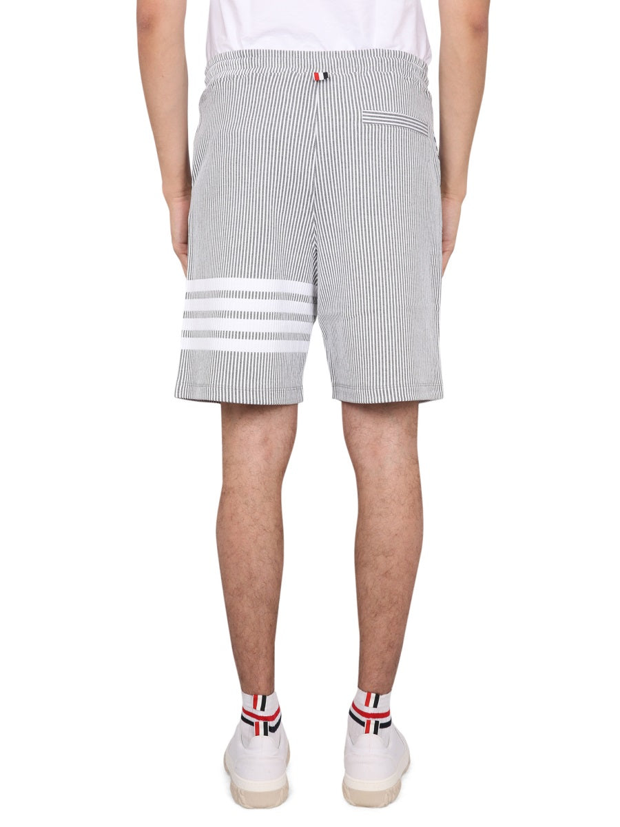 Thom Browne STRIPED BERMUDA SHORTS MJQ166AJ0063055