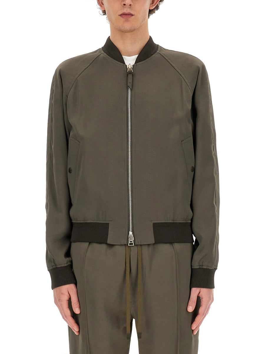 TOM FORD BOMBER WITH ZIP OBS028FMA003S24KB470