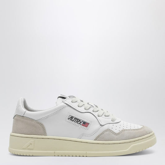 AUTRY White leather Medalist low-top sneakers AULWLS33P_AUTRY-LS33