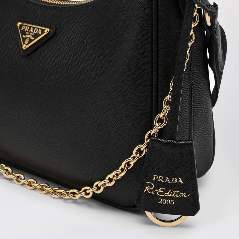 Prada Re-Edition 2005 black leather bag 1BH204V2MNZVQ_PRADA-F0632