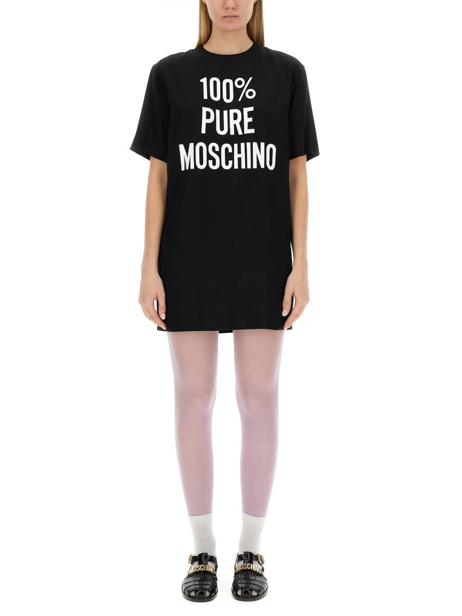 MOSCHINO DRESS WITH LOGO 044305331555