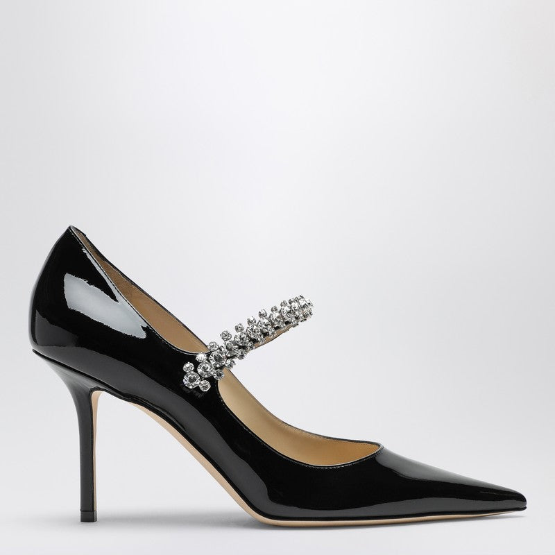 JIMMY CHOO Bing Pump 85 black patent leather décolleté BINGPUMP85PATP_JIMCH-BLK