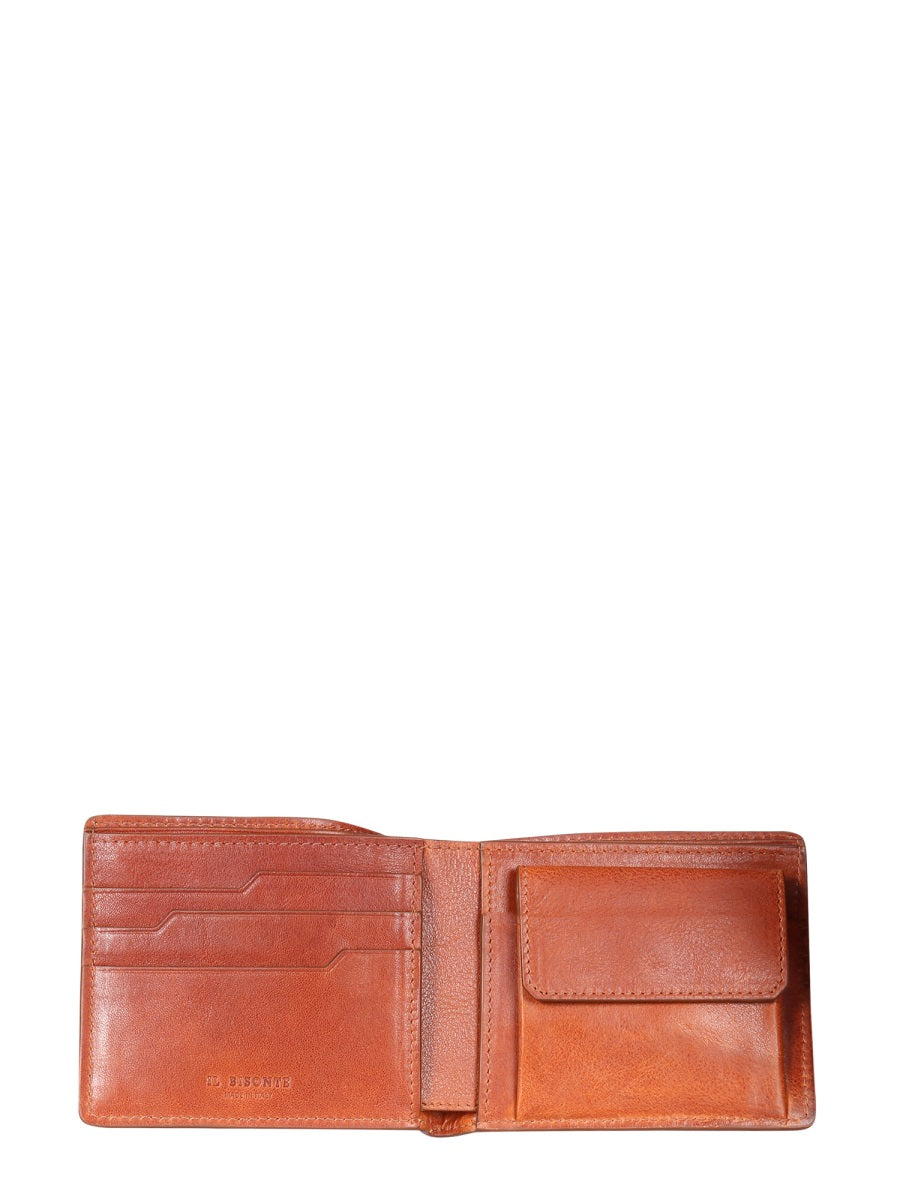 IL BISONTE LEATHER BIFOLD WALLET SBW060POX001BW382