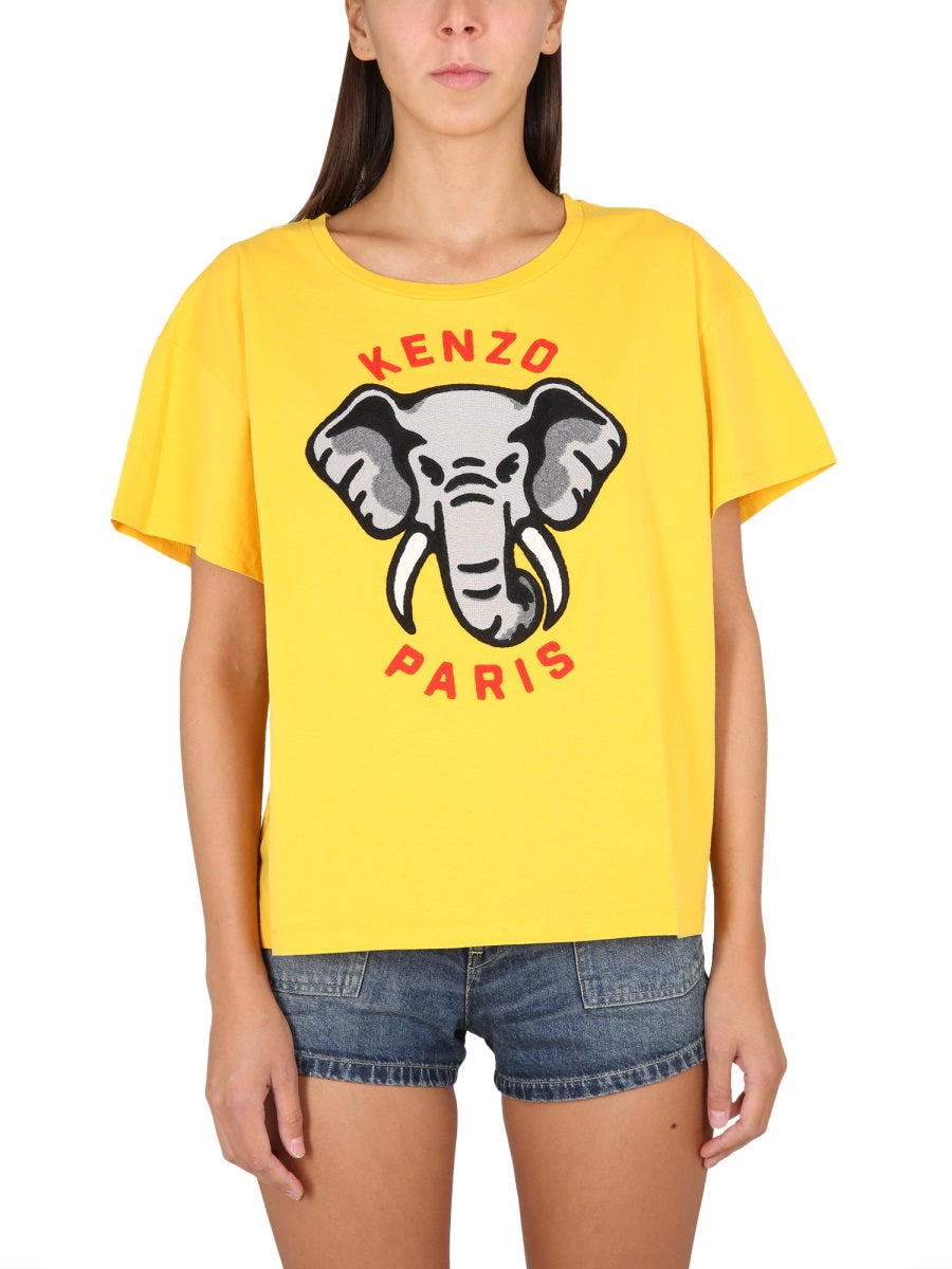 KENZO CASUAL T-SHIRT ÉLÉPHANT FD52TS0024SO40