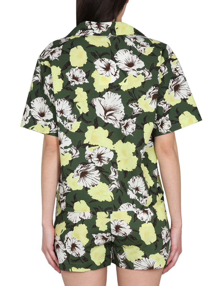 MSGM FLORAL PRINT SHIRT 3441MDE2323715237