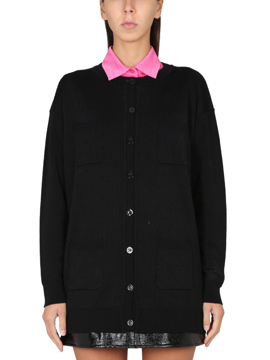 MOSCHINO CARDIGAN WITH LOGO 090327001555