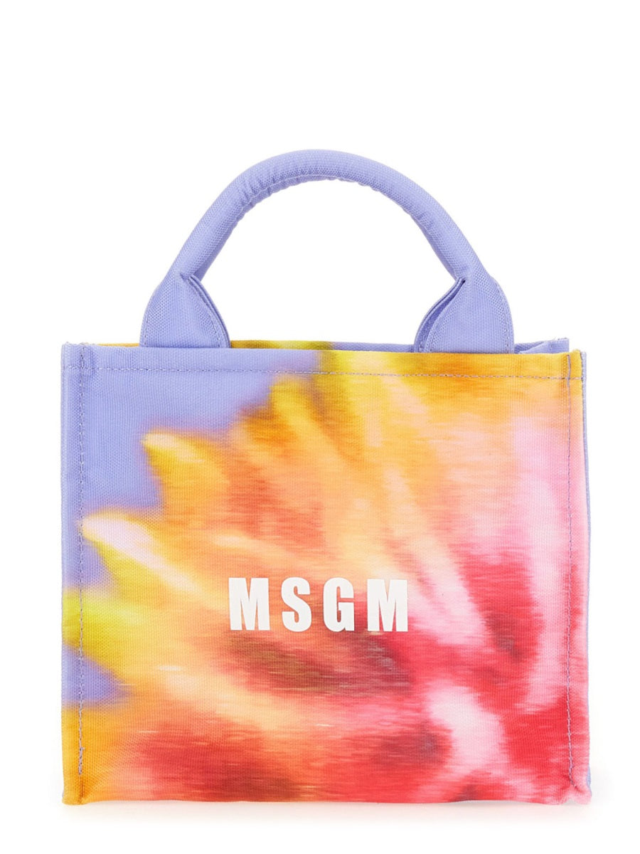 MSGM SMALL TOTE BAG WITH DAISY PRINT 3641MDZ7875983