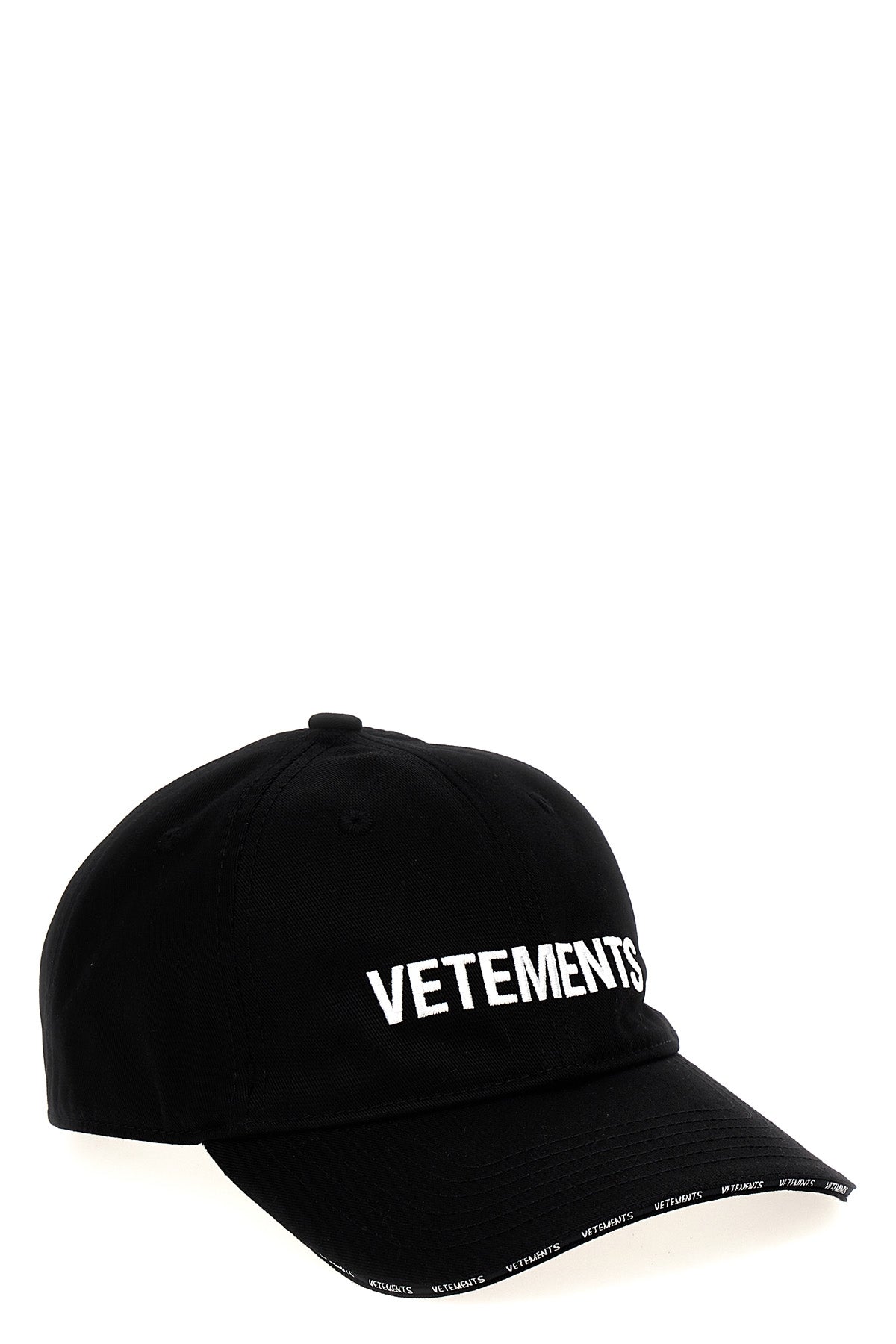 VETEMENTS LOGO CAP UE64CA100BBLACK