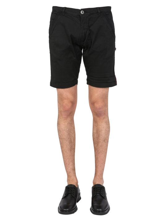 ALPHA INDUSTRIES BERMUDA WITH LOGO 17620403