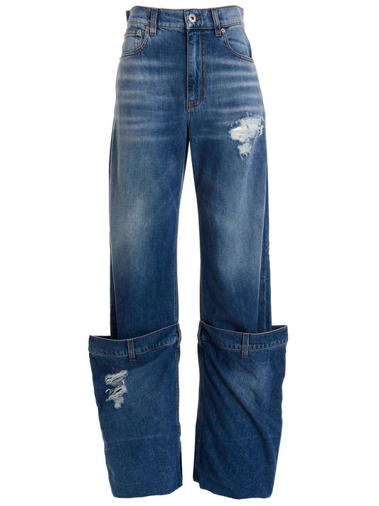 JW Anderson MAXI TURN-UP JEANS DT0056PG1164804