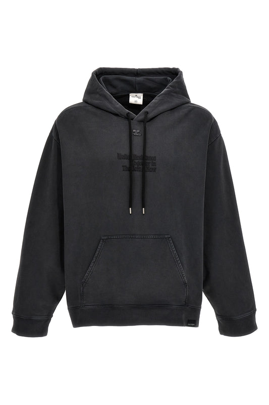 Courrèges 'AC STONEWASHED' HOODIE 323JHO015JS00989071