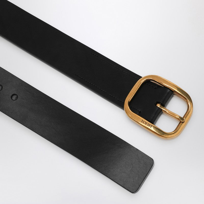 LOEWE Black calfskin belt E619244XAILEP_LOEW-8654