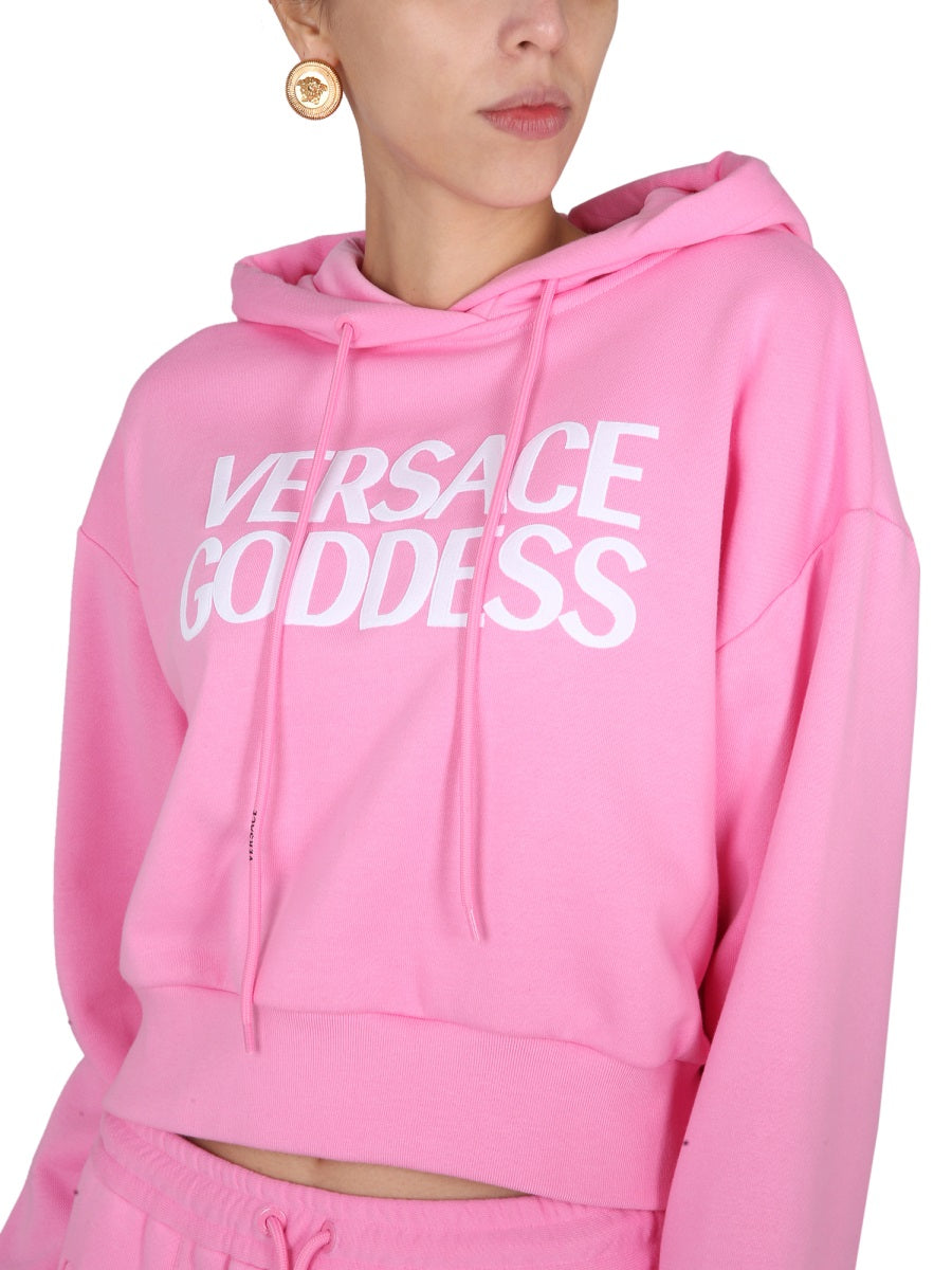 VERSACE CROPPED SWEATSHIRT 10090601A066031PK40