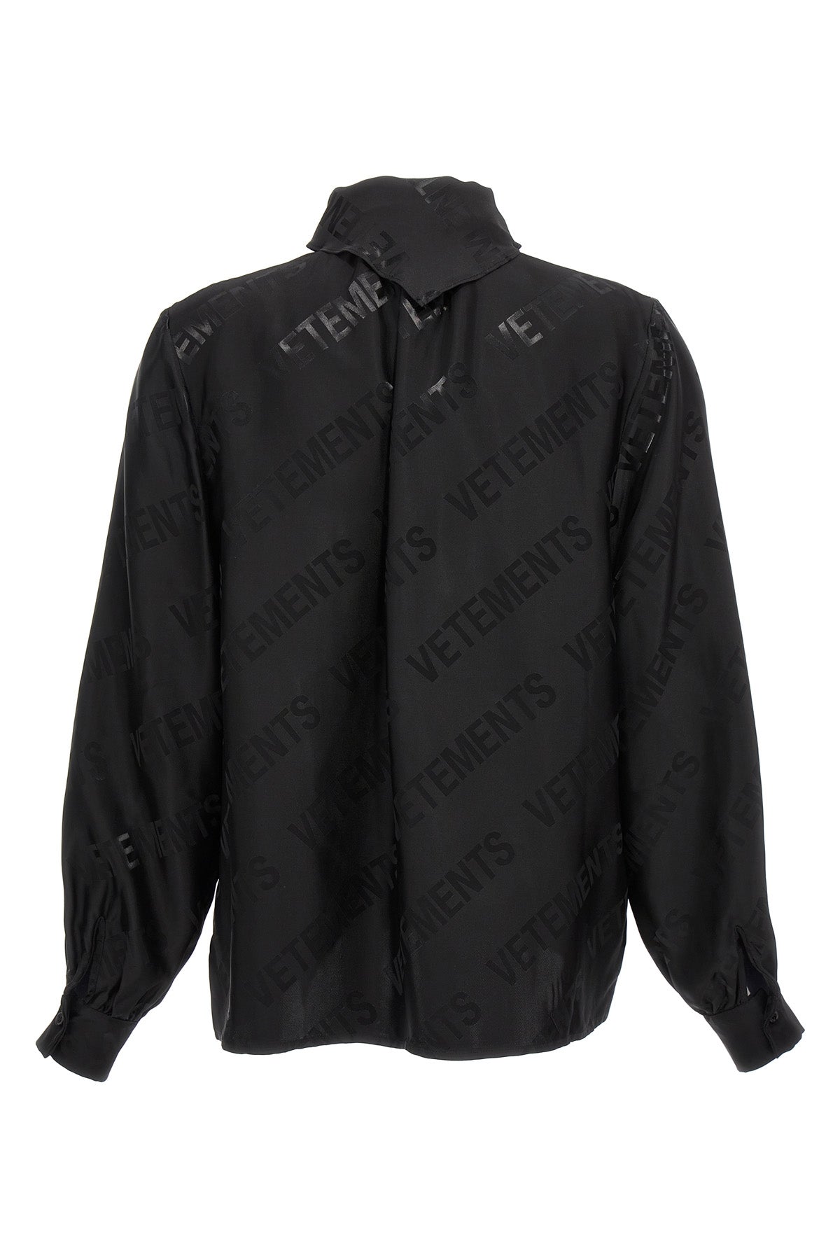 VETEMENTS 'MONOGRAM' BLOUSE WE54SH100BBLACK