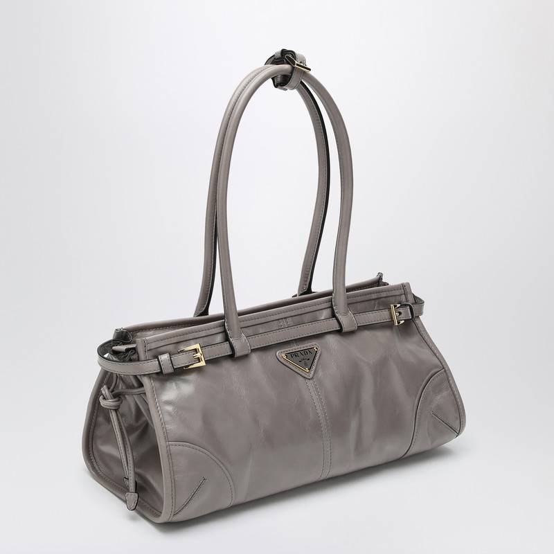 Prada Medium grey leather handbag 1BA426MOO2CYRQ_PRADA-F03SF