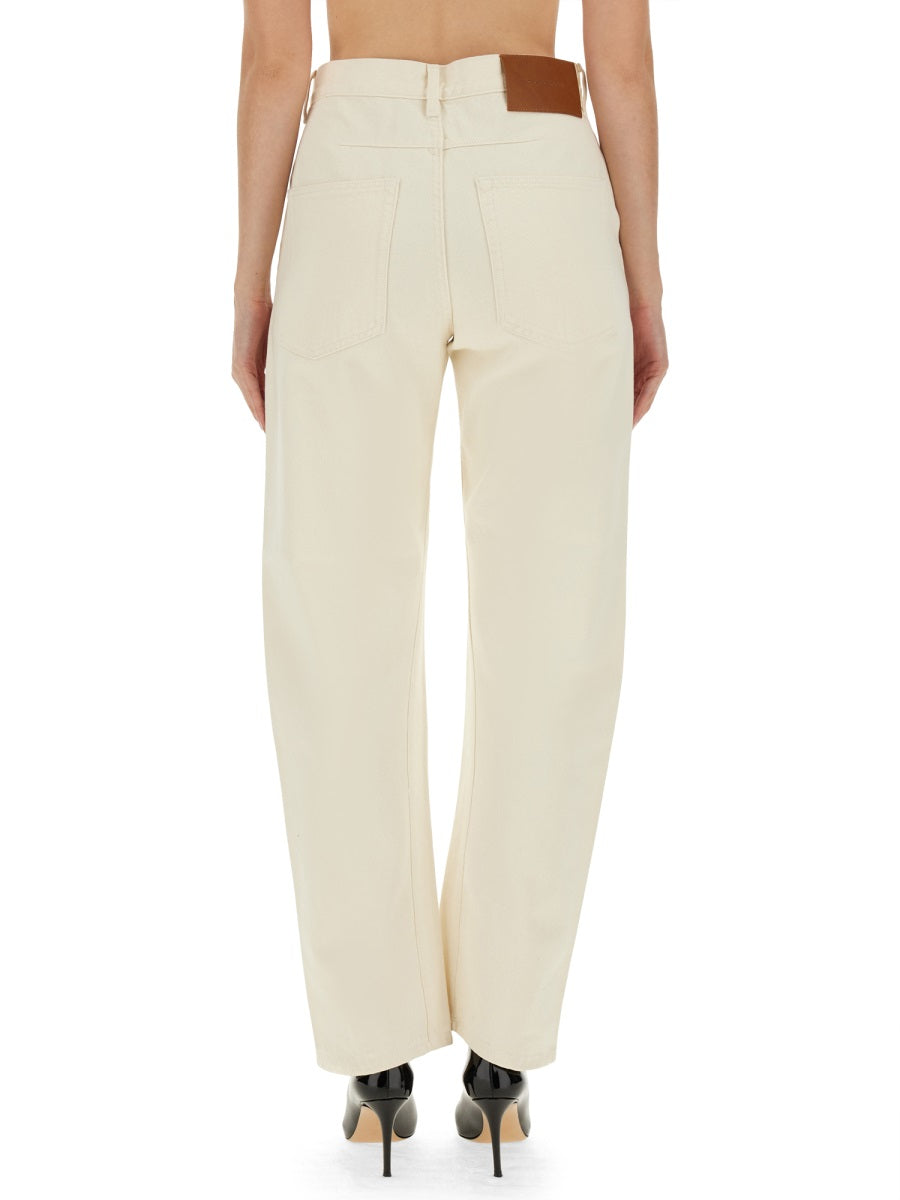 VICTORIA BECKHAM RELAXED FIT JEANS 1124DJE005211CRAWECRU