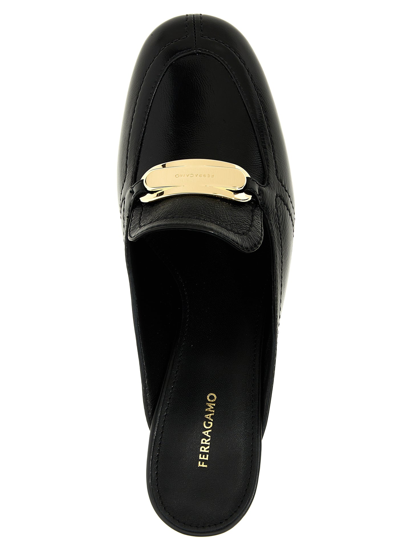 FERRAGAMO 'ELODYE' MULES 773104NERO